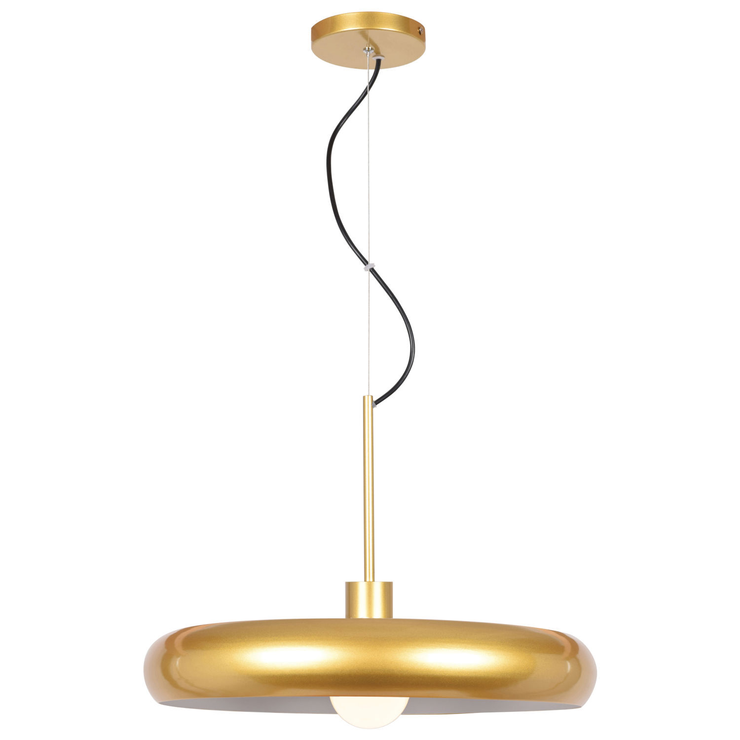 Bistro Gold and White 24-Inch LED Pendant