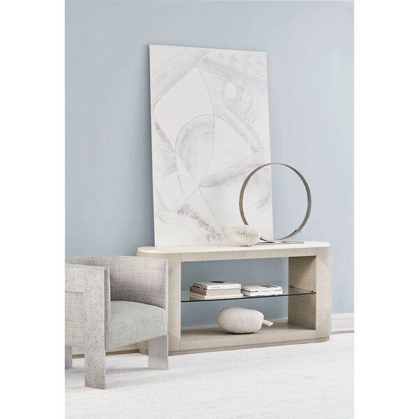 Axiom Linear Gray and Linear White 64-Inch Console Table, image 4