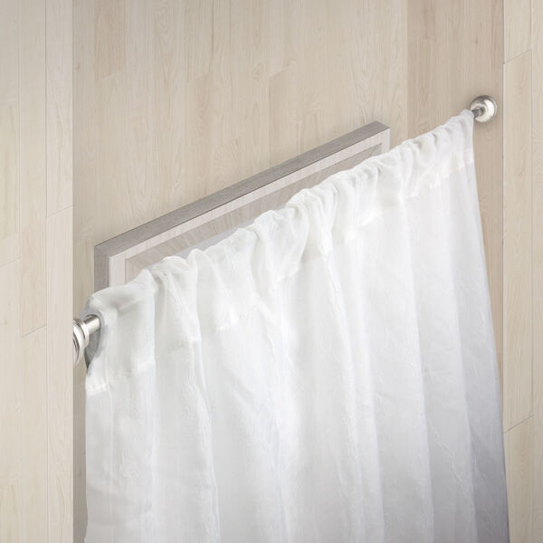 Rod Desyne Satin Nickel 36 54 Inch, 54 Inch Shower Curtain Rod
