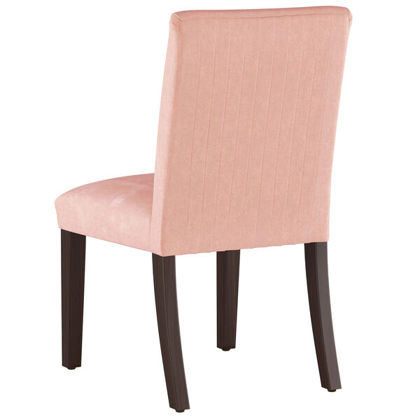 Velvet Blush 37-Inch Pleated Dining Chair, image 4
