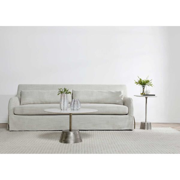 Santo White and Silver Coffee Table, image 3