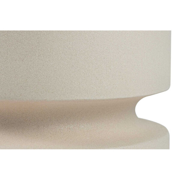 Provenance Signature Ceramic Sand Matte 18-Inch Balance Accent Table, image 2