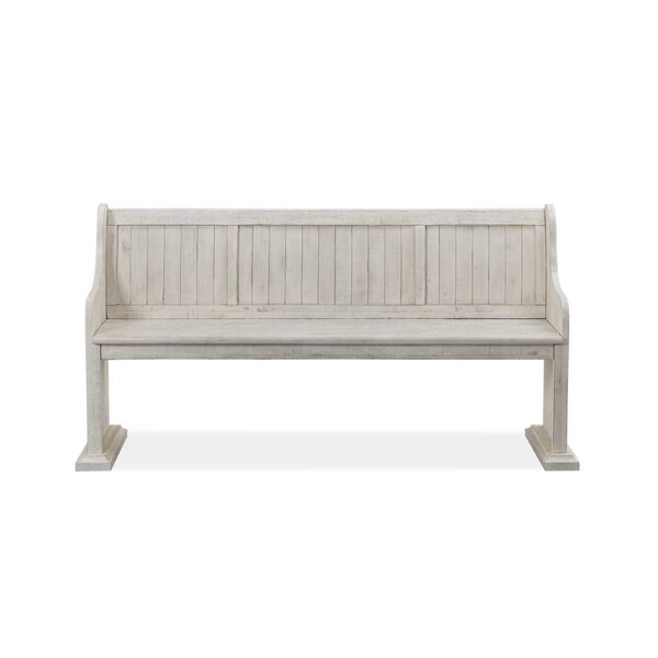 Bronwyn Alabaster Bench with Back, image 2