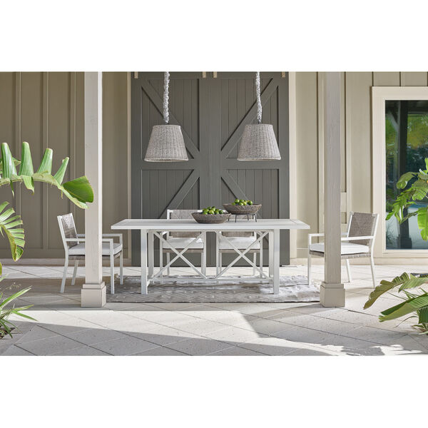 Tybee Chalk White Rectangle Dining Table, image 5
