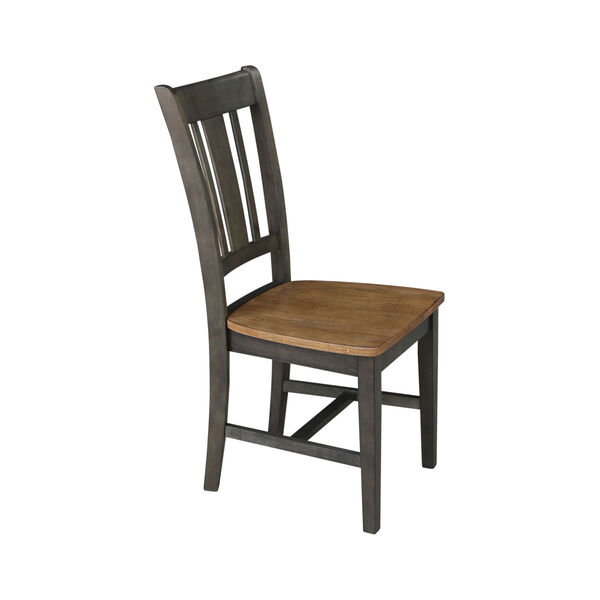 San Remo Hickory and Washed Coal Splatback Chair, Set of 2, image 3