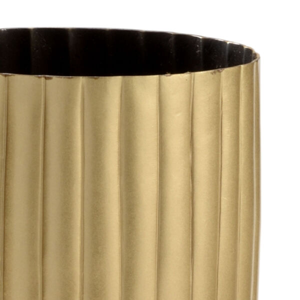 Gold Shifting Line Vase, image 2