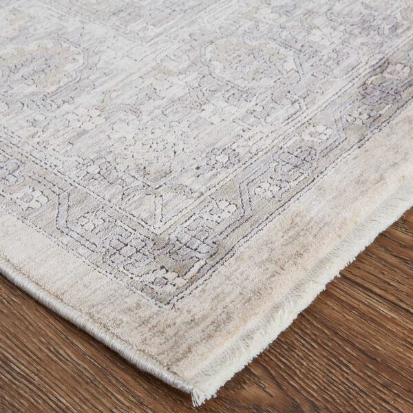 Marquette Gray Silver Ivory Area Rug, image 5