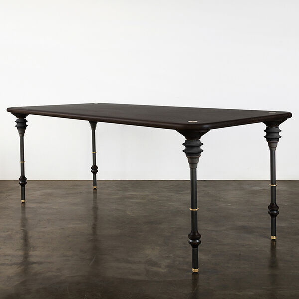Kimbell Charred Black Dining Table, image 1