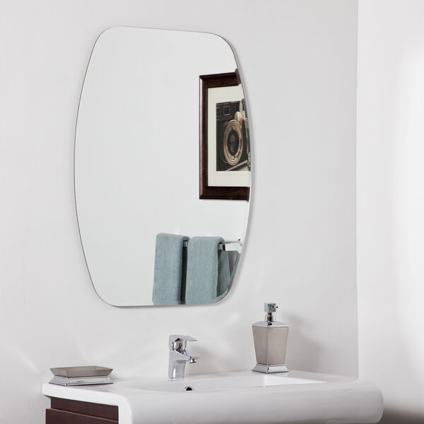Sydney 22 in. x 28 in. Oval Bevelled Mini Wall Mirror , image 1