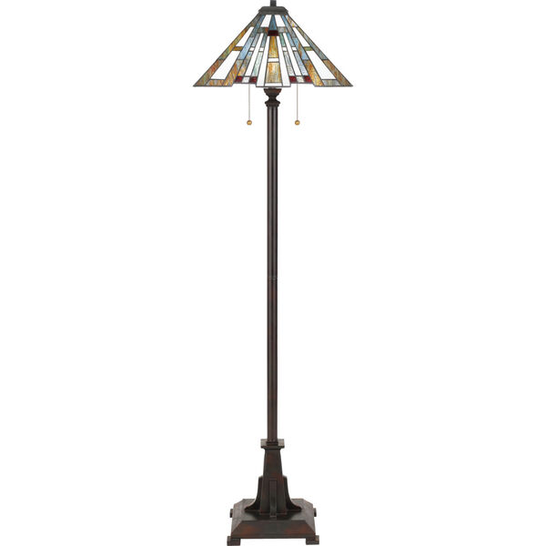 Maybeck Valiant Bronze Two-Light Floor Lamp, image 3