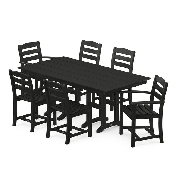 La Casa Cafe Black Dining Set, 7-Piece, image 1