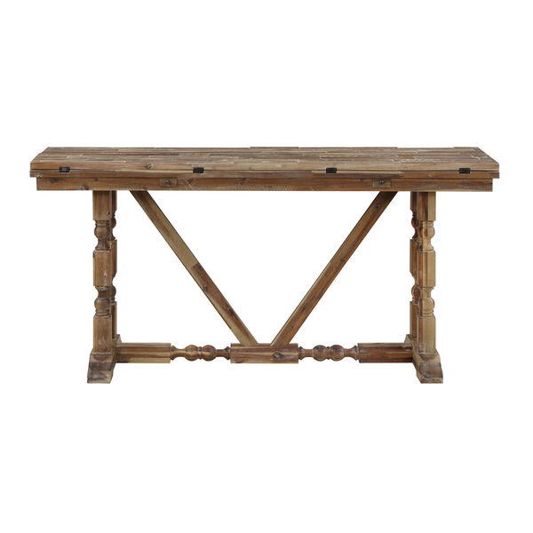 Vail II Natural Brown Fold Out Console Table, image 4