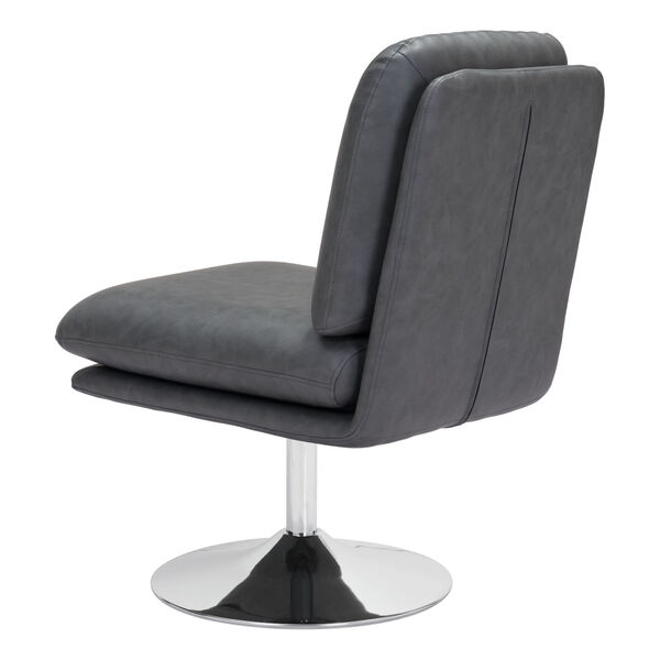 Rory Gray and Silver Accent Chair, image 6