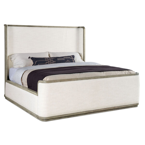 Linville Falls Merino Pearl Boones Upholstered Shelter Bed, image 1