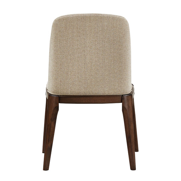 Luka Walnut Upholstered Dining Chair, Set of Two, image 6