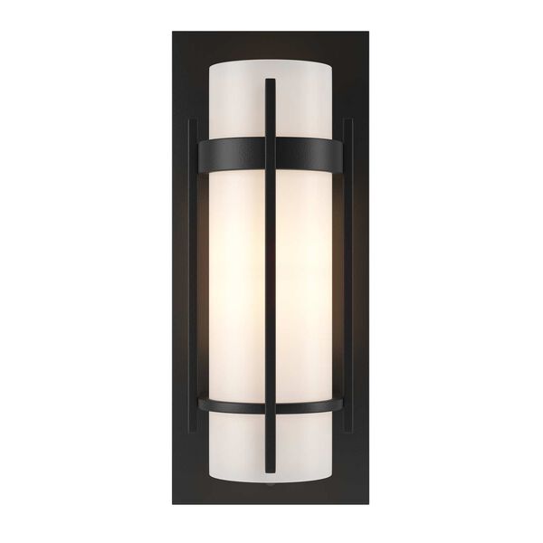 Banded Black One-Light Bar Wall Sconce, image 2