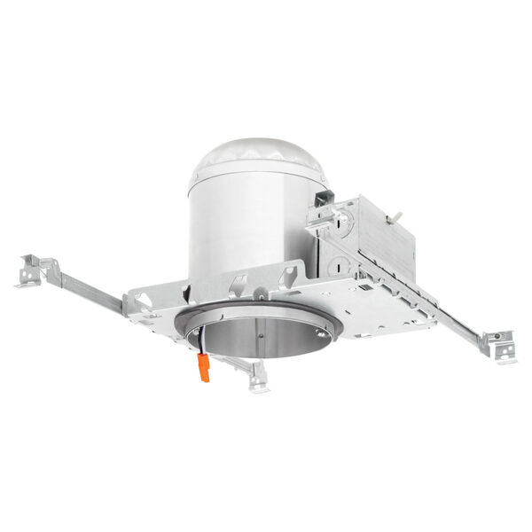 White Six-Inch LED Recessed Construction Can, image 1