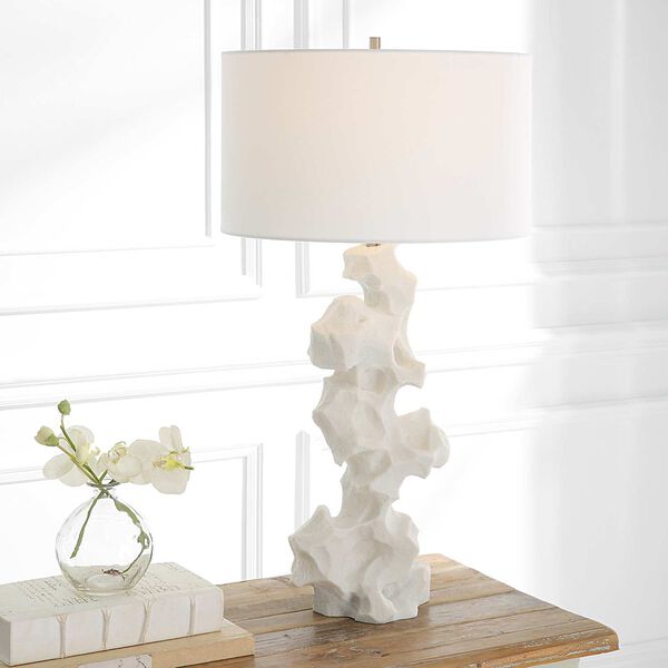 Remnant White Marble Table Lamp, image 2