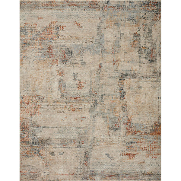 Axel Sand, Spice and Blue Area Rug, image 1