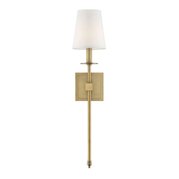 Linden Polished Brass Five-Inch One-Light Wall Sconce, image 5