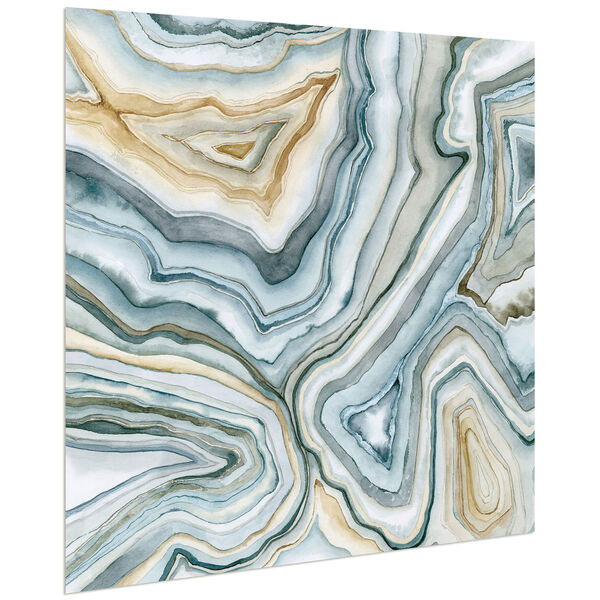Agate Abstract II Frameless Free Floating Tempered Glass Wall Art, image 3