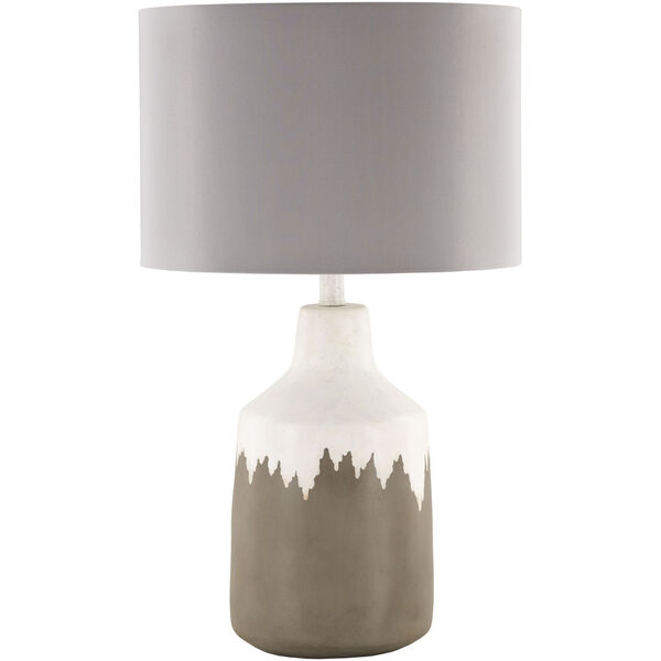 Foreman Brown and White One-Light Table Lamp, image 1
