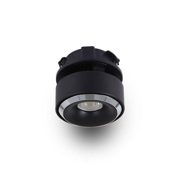 Orbit Black Adjustable LED Flush Mount, image 1