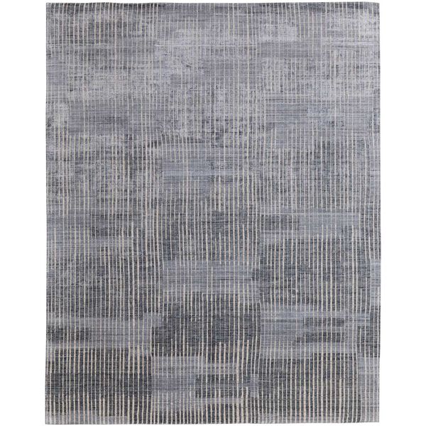 Eastfield Casual Blue Ivory Gray Area Rug, image 1