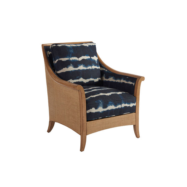 Upholstery Blue Nantucket Raffia Chair, image 1