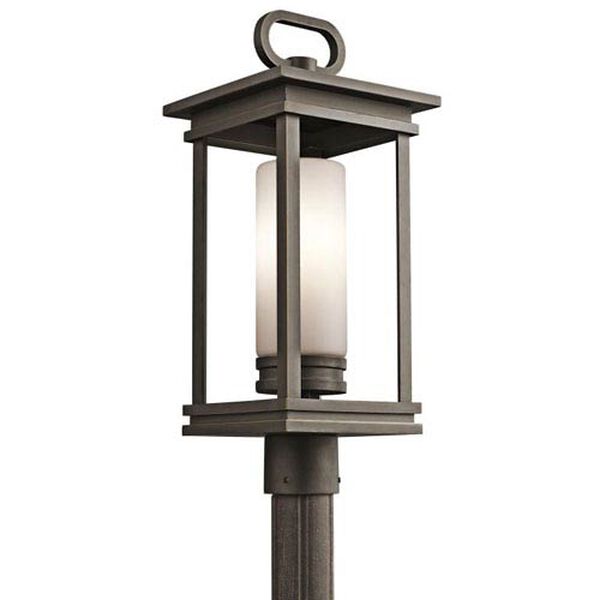 South Hope Rubbed Bronze Outdoor Post Mount, image 1