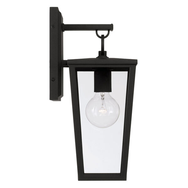 Elliott Black One-Light Outdoor Wall Mounted with Clear Glass, image 5