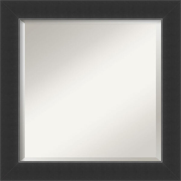 Corvino Black 25-Inch Bathroom Wall Mirror, image 1