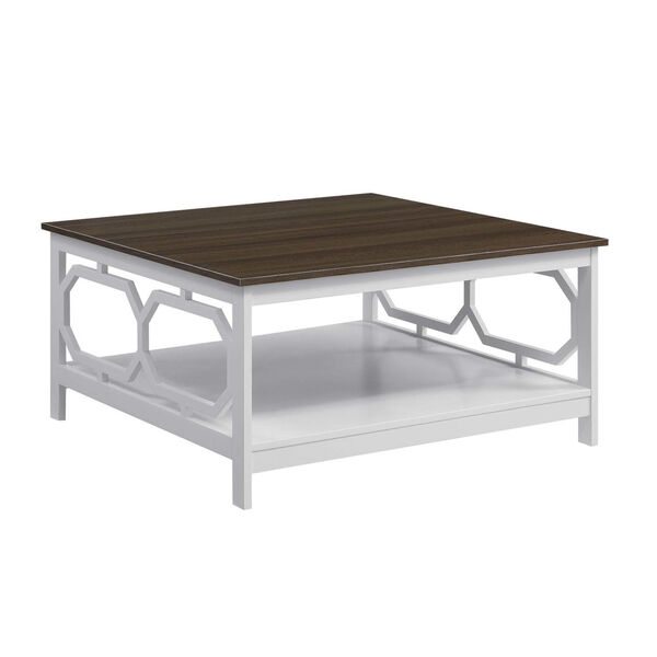 Omega Driftwood and White 36-Inch Coffee Table, image 4