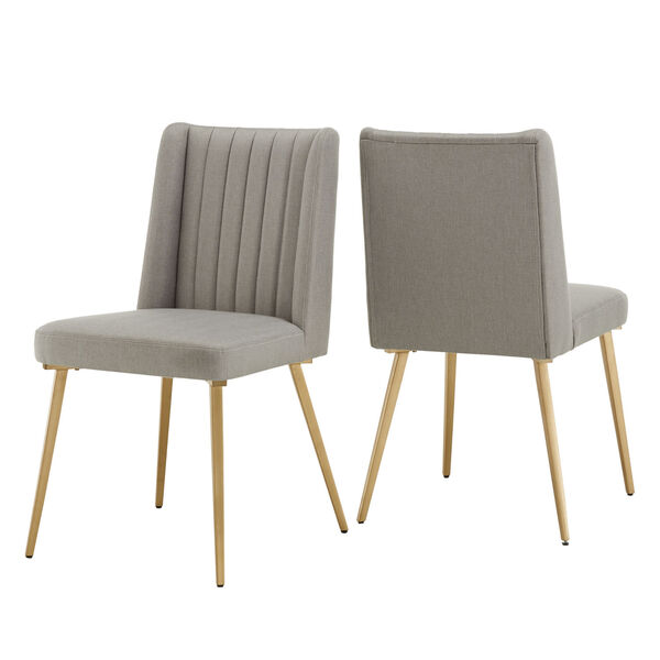Minnie Gray and Gold Dining Chair, image 6