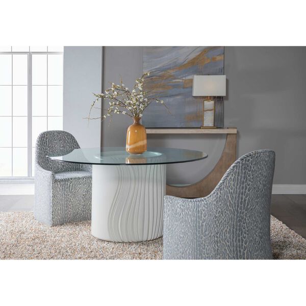 Signature Designs Gray 56-Inch Volante Round Dining Table, image 3
