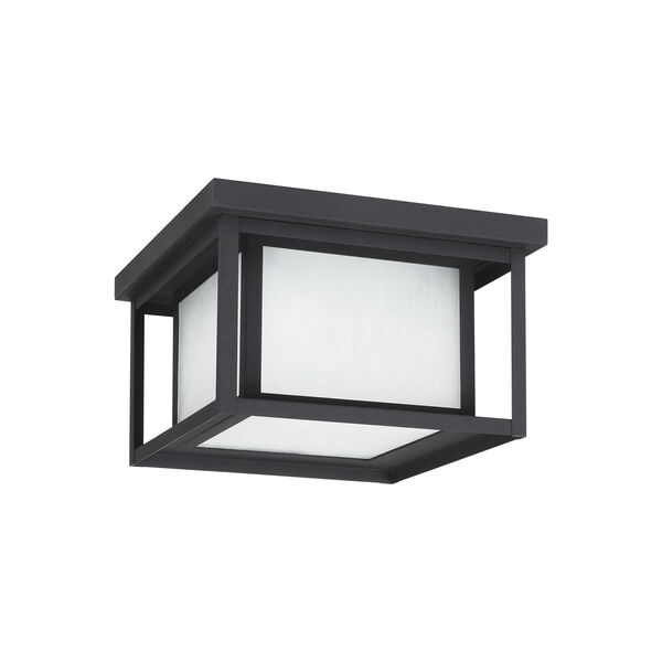 Hunnington Black 10-Inch LED Outdoor Flush Mount, image 1