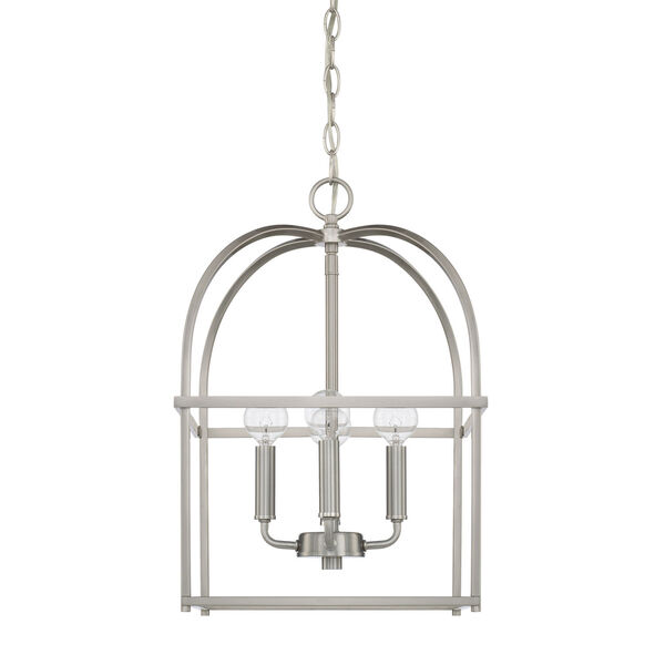 HomePlace Brushed Nickel 13-Inch Four-Light Pendant, image 1