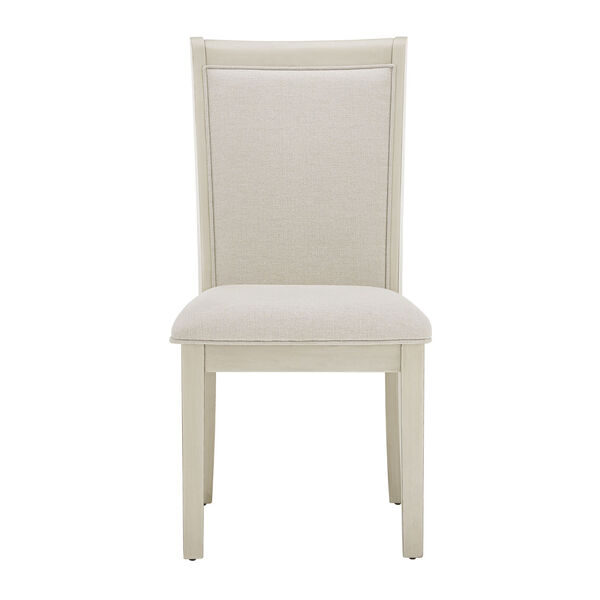 Tate Dove White Upholstered Back Dining Chair, image 2