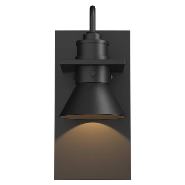 Erlenmeyer Coastal Black One-Light Outdoor Sconce with Black Accents, image 1