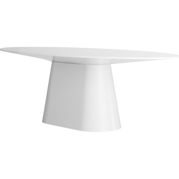 Sullivan Glossy White 95-Inch Dining Table, image 2