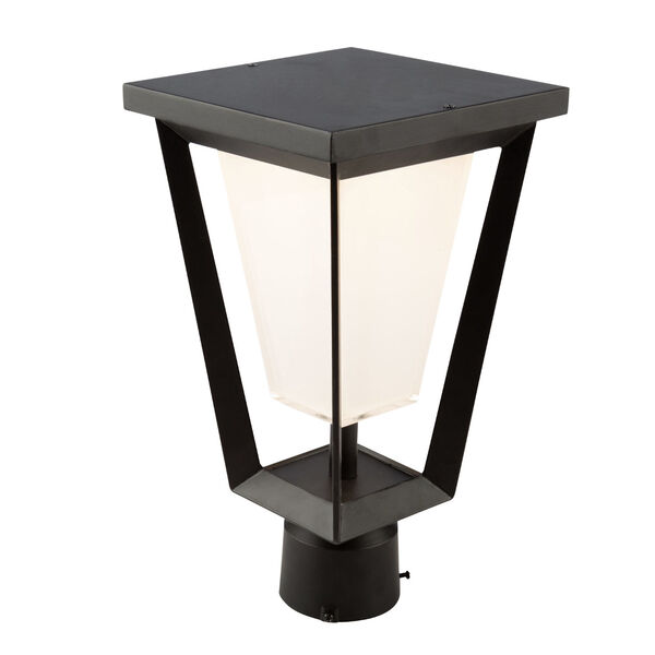 Waterbury Black LED Outdoor Post Lantern, image 6