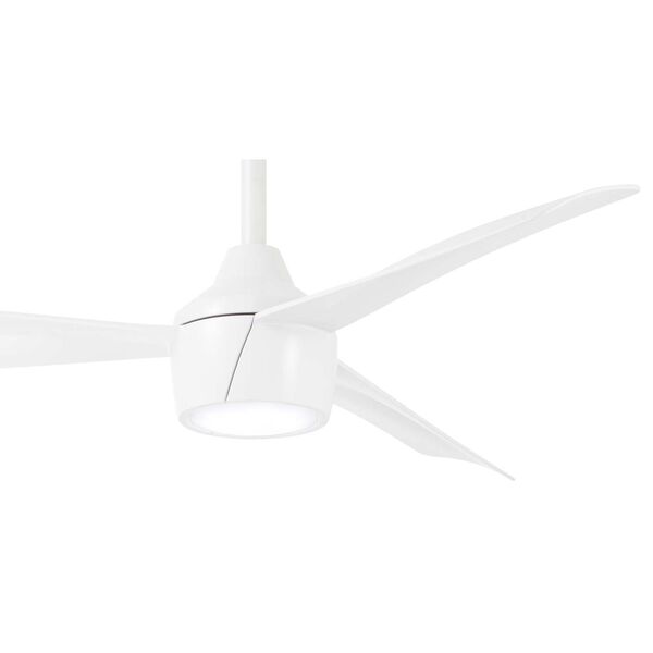Skinnie Flat White 44-Inch LED Outdoor Ceiling Fan, image 2