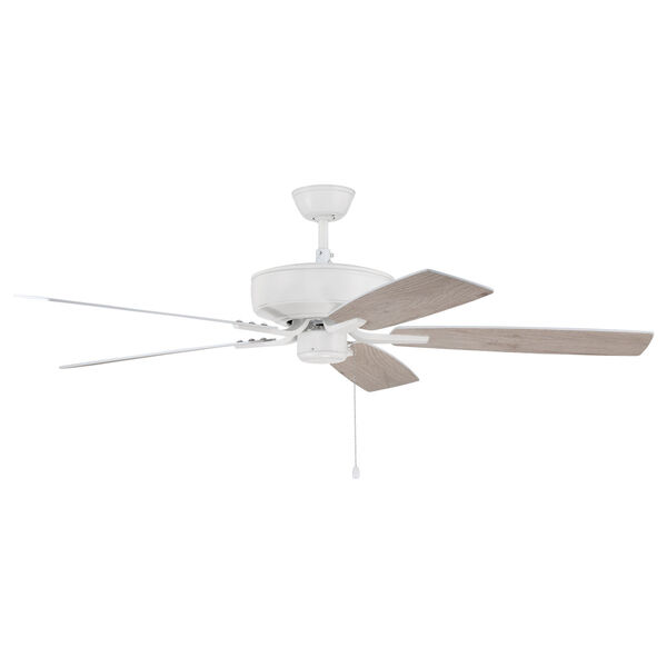 Pro Plus White 52-Inch Ceiling Fan, image 2
