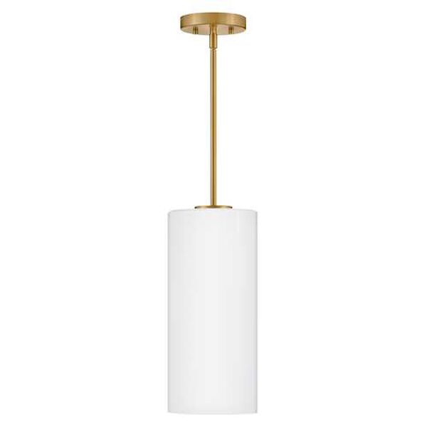 Lane Lacquered Brass LED Mini Pendant, image 1