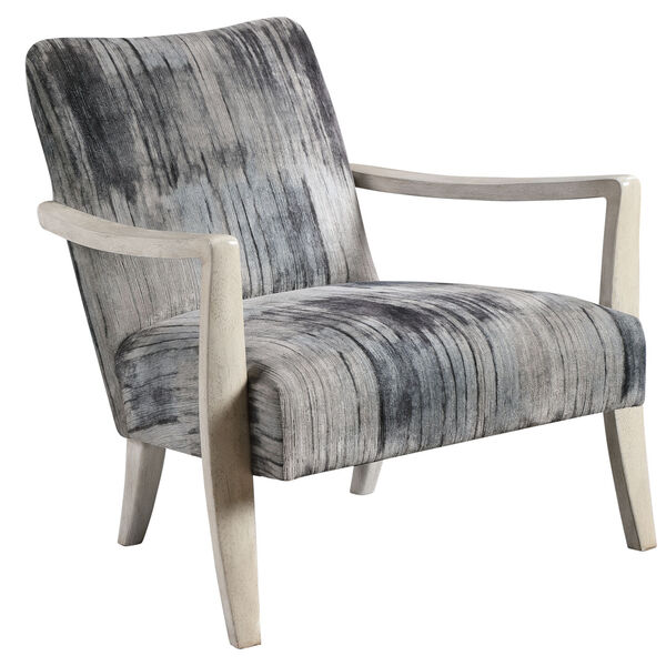 Watercolor Gray Accent Chair, image 1