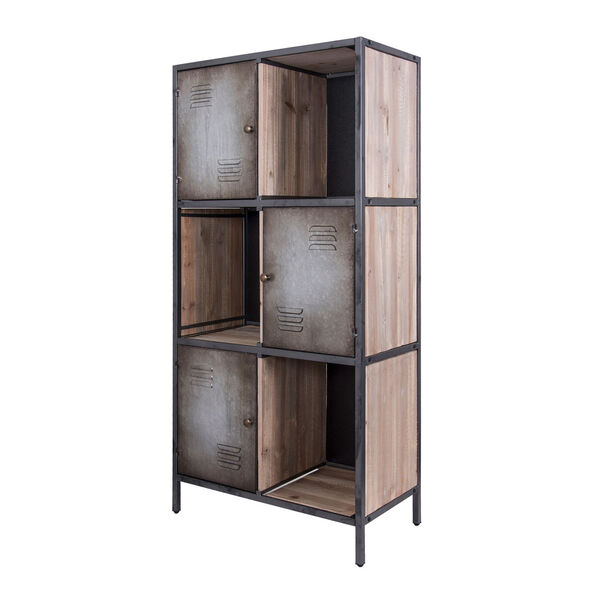 Casa Weathered Steel Bookcase, image 2