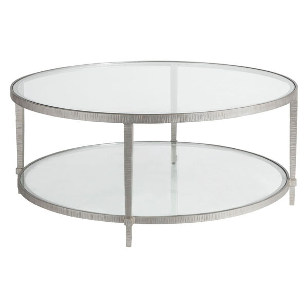 Metal Designs White Claret Round Cocktail Table, image 1