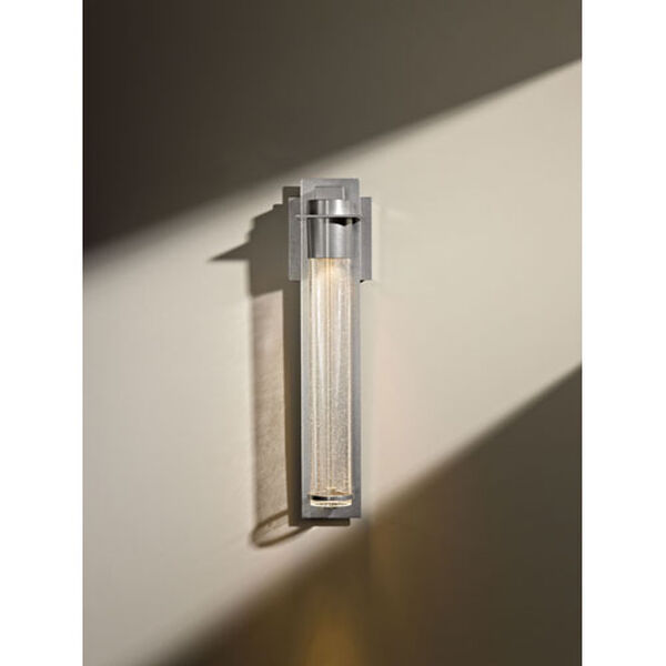 Airis Vintage Platinum 18.3-Inch One Light Wall Sconce with Seeded Clear Glass, image 1