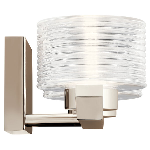 Lasus Polished Nickel Two-Light Wall Sconce, image 3
