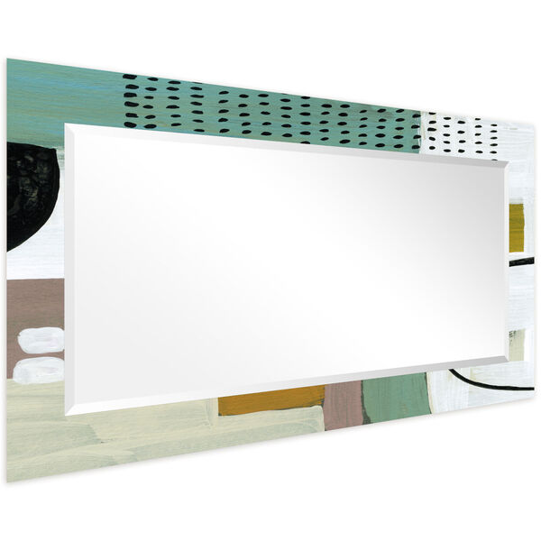 Introductions Multicolor 54 x 28-Inch Rectangular Beveled Wall Mirror, image 4
